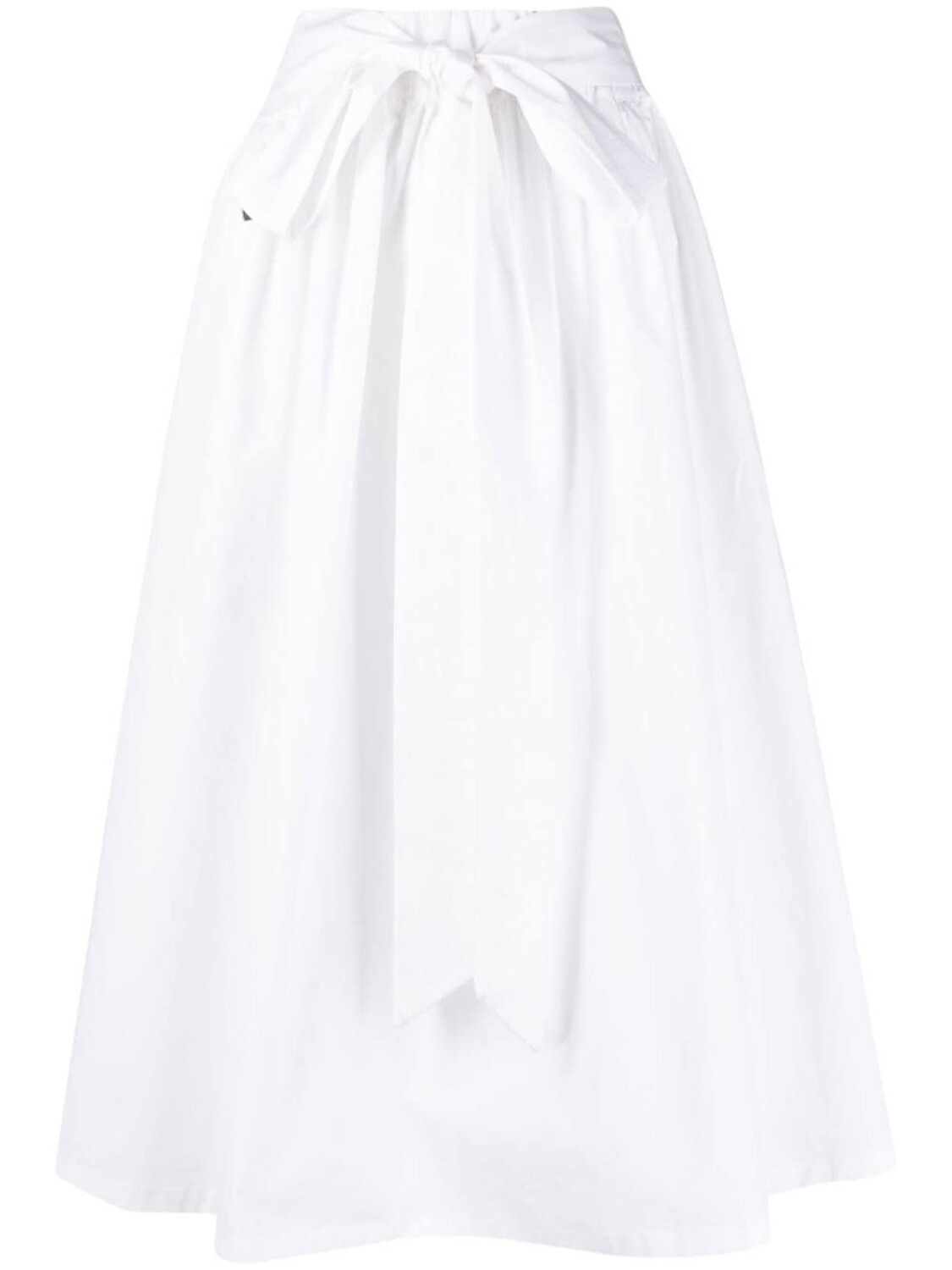

Philipp Plein bow detail A-line skirt, белый