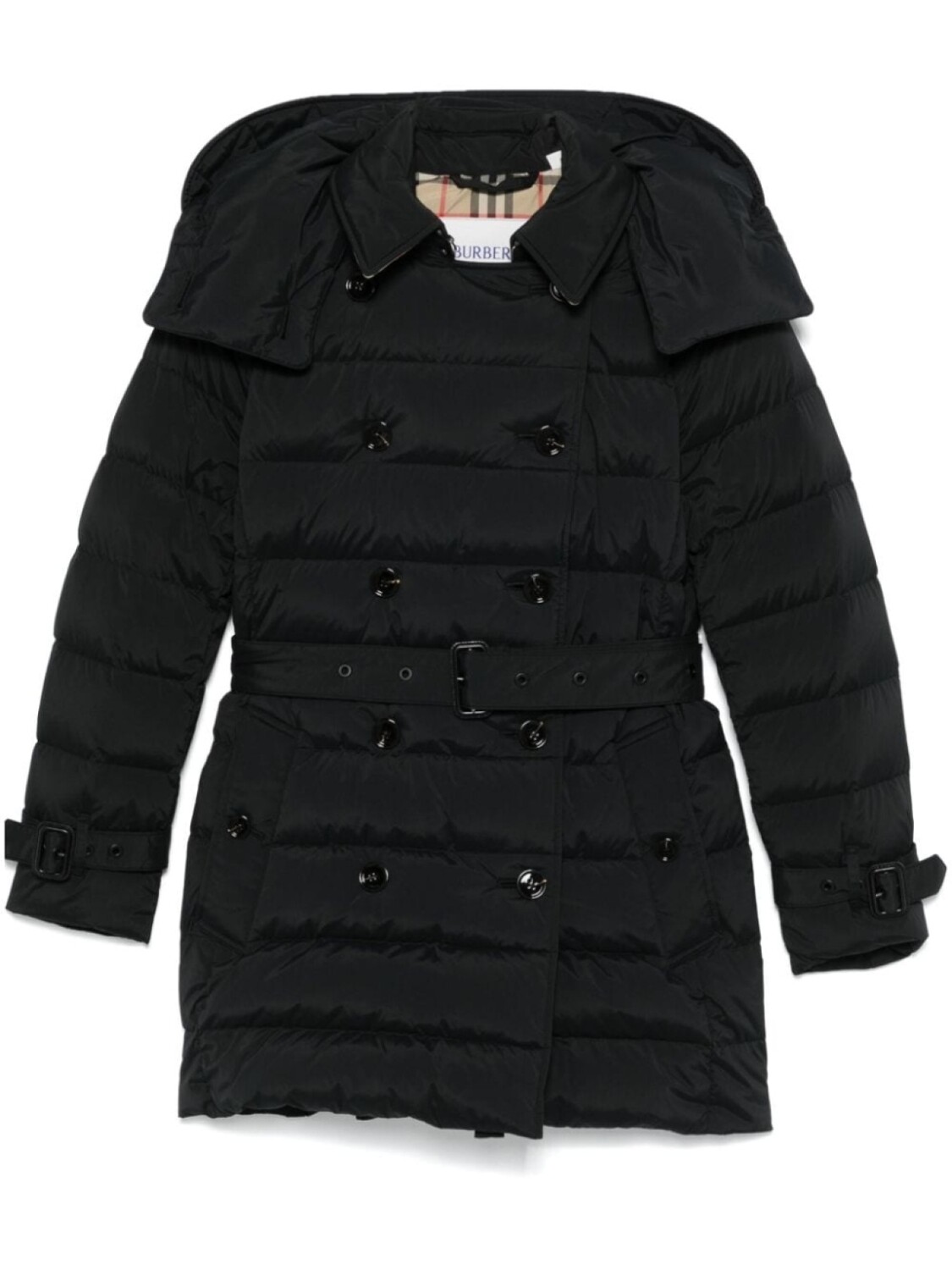 

Burberry длинный пуховик, черный