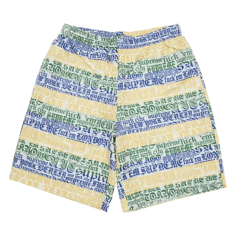 Supreme Cities Jacquard Short 'Multicolor'