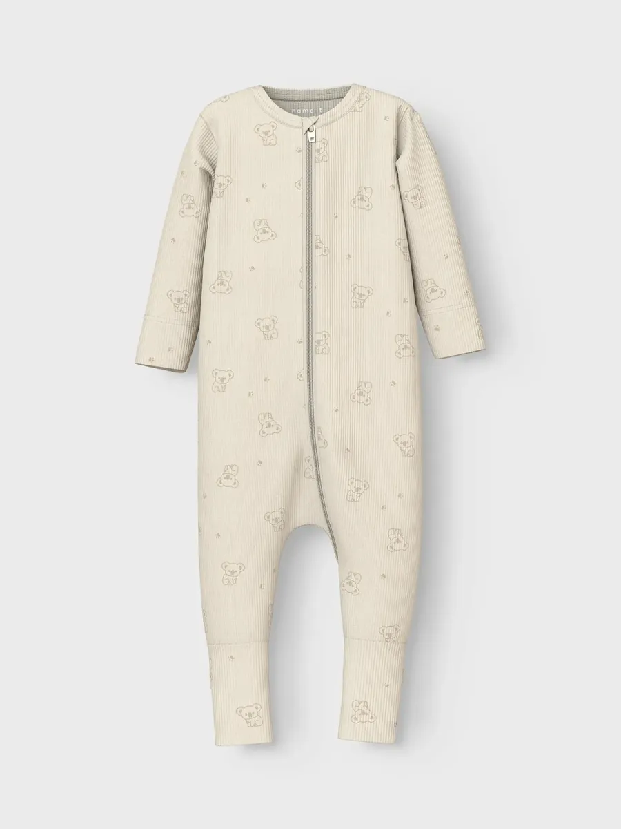 Комбинезон для сна Name It "NBNNIGHTSUIT ZIP FF RAINY KOALA NOOS", цвет Rainy Day — фото 2