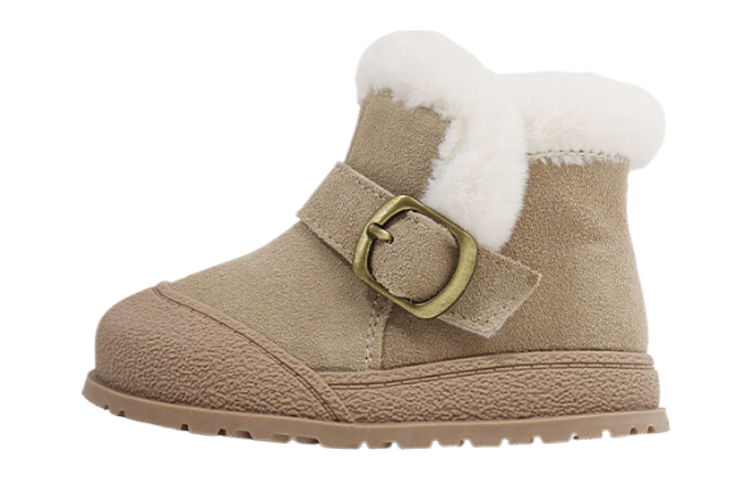 

Теплые нескользящие детские туфли для младенцев и малышей MAIBUXIONG, бежевый