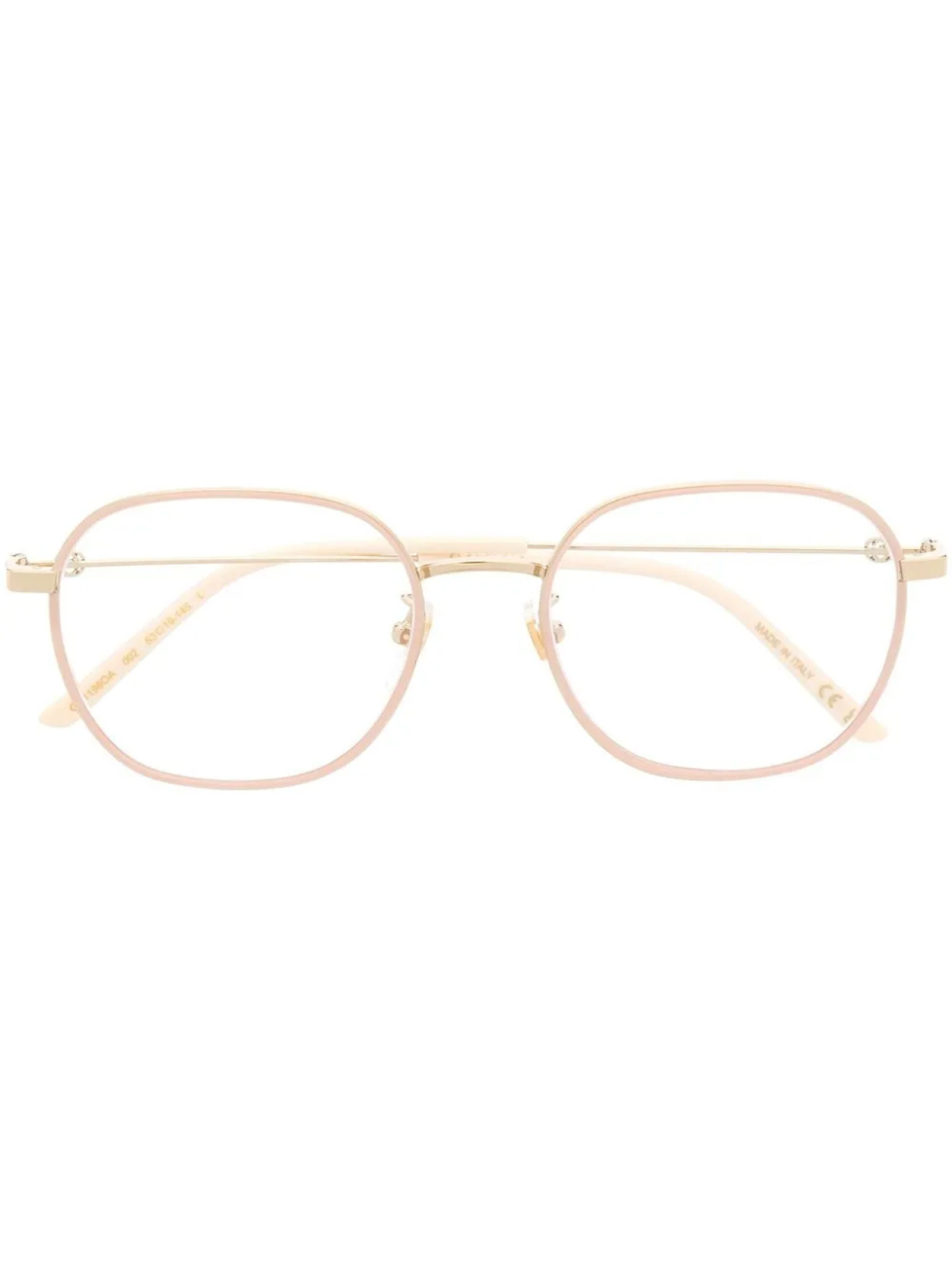 

Gucci Eyewear солнцезащитные очки с логотипом Interlocking G, золотой