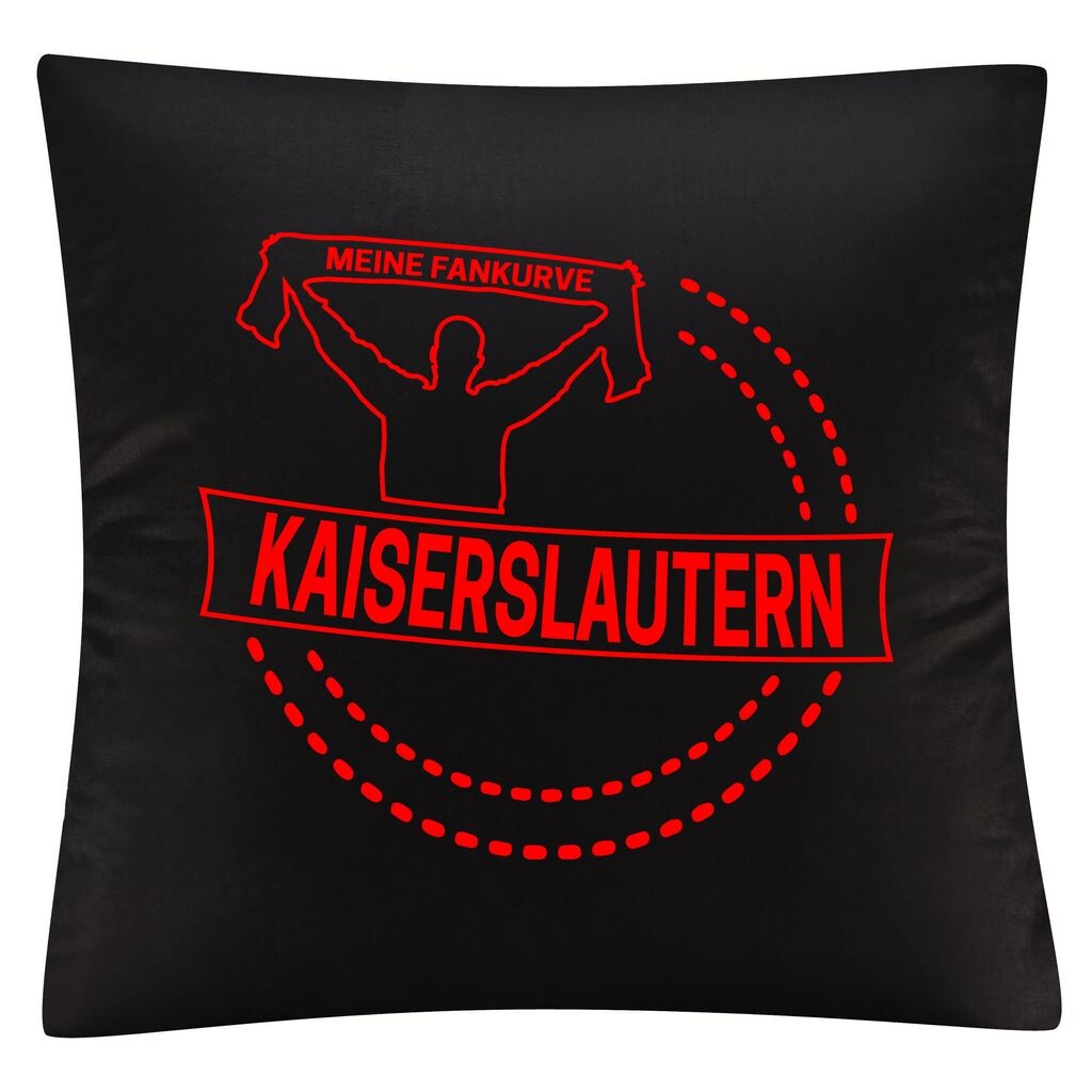 

Multifanshop Наволочка - Kaiserslautern - My Fan Curve, черная, один размер