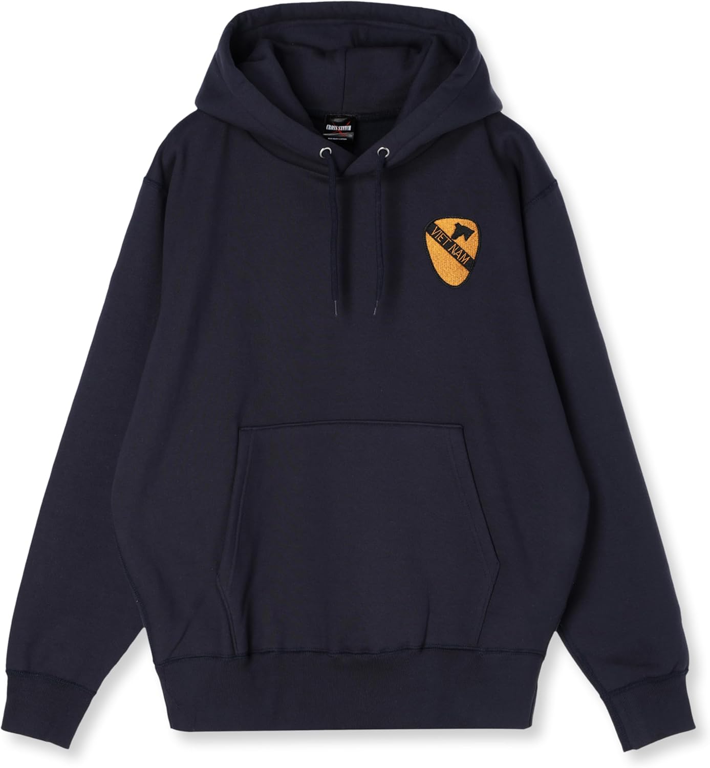 

Толстовка с капюшоном в стиле F, нашивка с гербом армии США, плотная ткань 12,4 унции, флисовая подкладка, темно-синий цвет F-Style