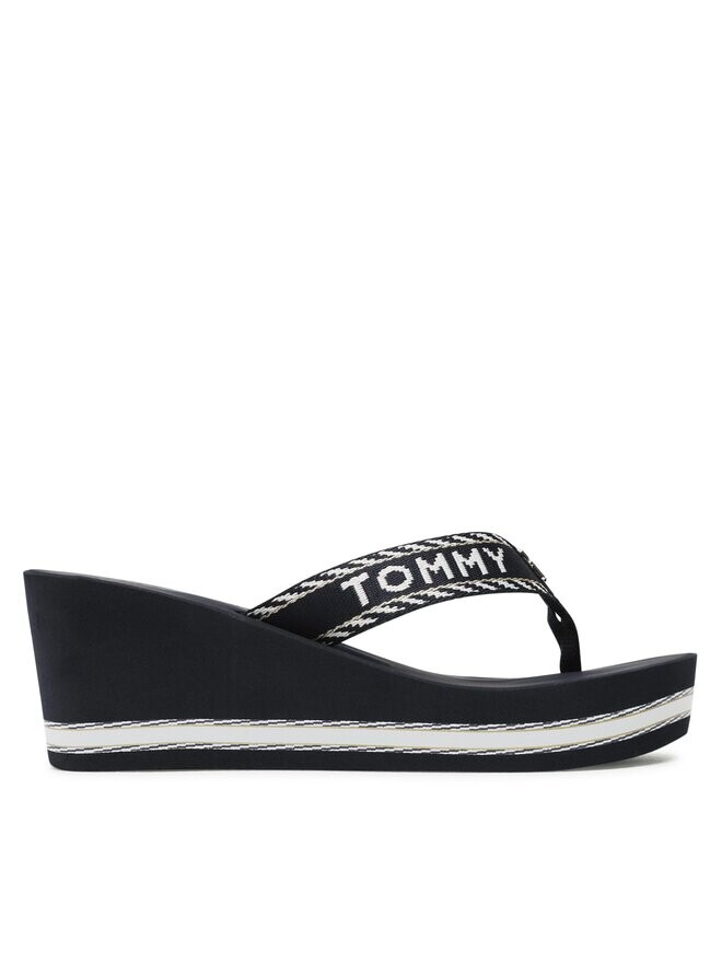 

Шлепанцы Tommy Hilfiger Webbing H Wedge Sandal FW0FW07149, темно-синий