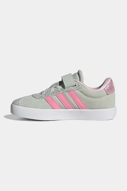 Кроссовки детские VL COURT 3.0 Adidas, бирюзовый — фото 4