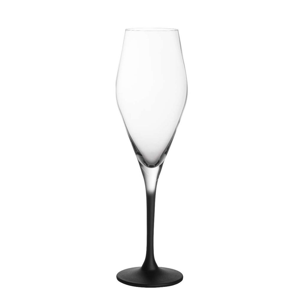 

Бокалы для шампанского Villeroy & Boch Manufacture Rock, прозрачный, черный, 4 предмета