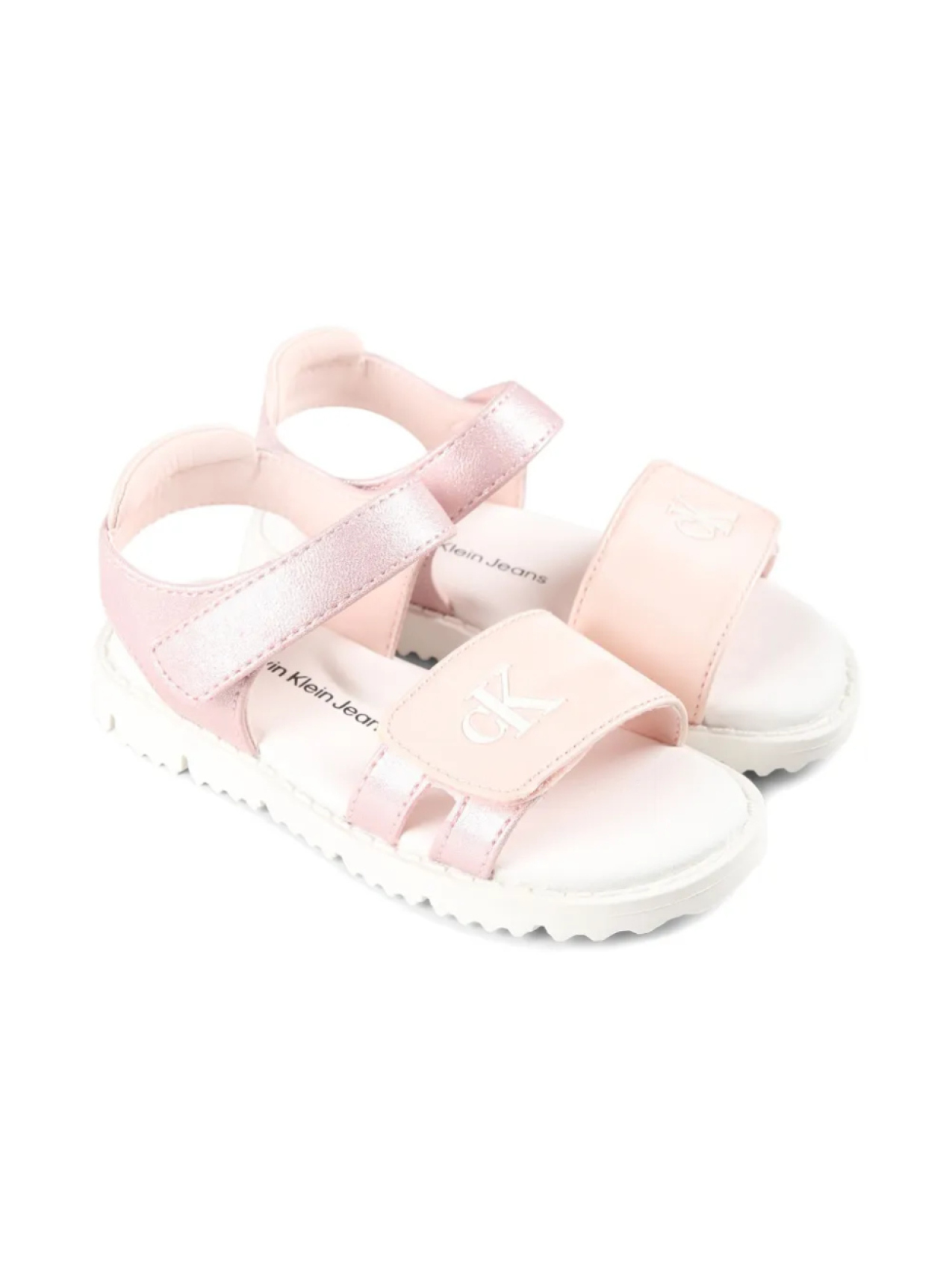 

Детские кожаные сандалии Calvin Klein Calvin Klein Kids, розовый