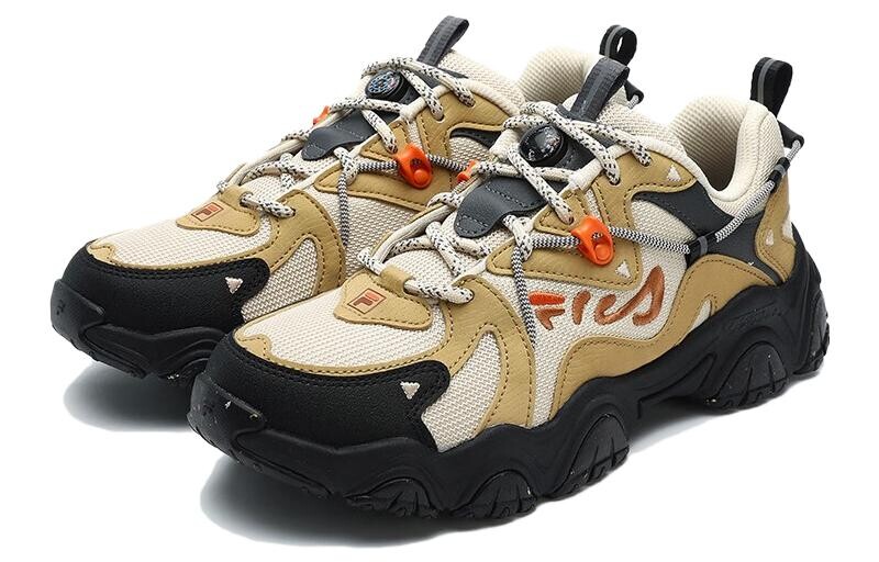 Женские массивные кроссовки FILA Cat Claw, Beige — фото 2