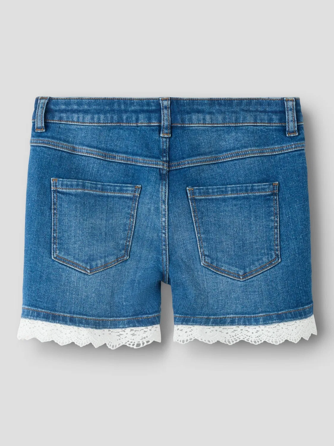 Шорты джинсовые, Medium Blue Denim, TWO SOON — фото 2
