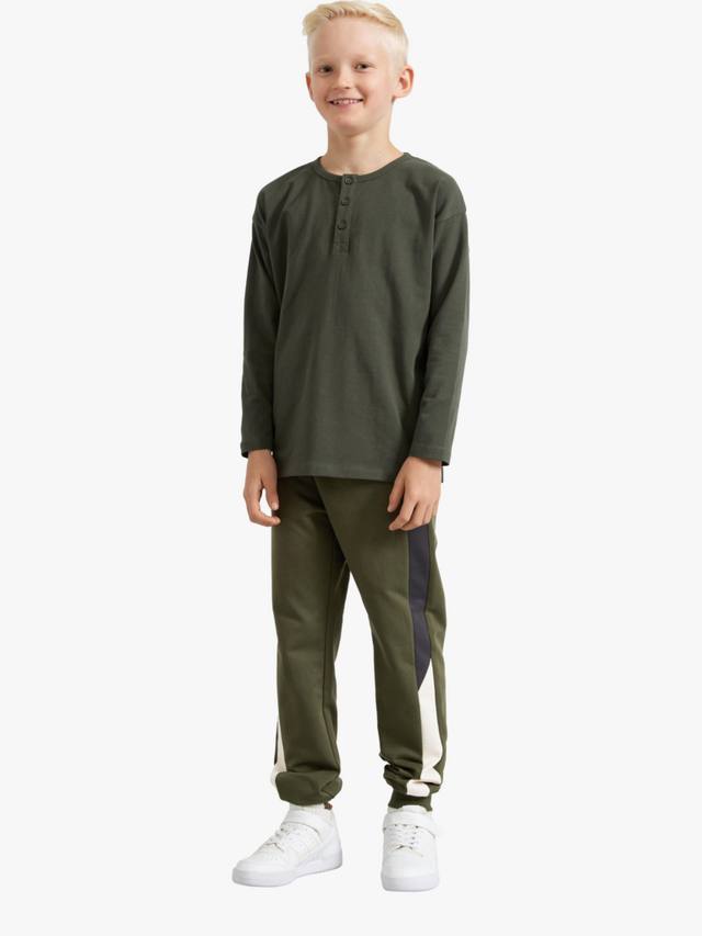 

Детские спортивные брюки с флисовой подкладкой Lindex, Khaki/Multi