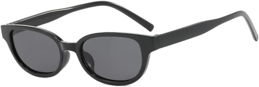 

Солнцезащитные очки с защитой от УФ-излучения UV400 | Легкая оправа овальной формы | Линзы конфетных цветов для занятий спортом на открытом воздухе и вождения DSVIGF, Black Grey