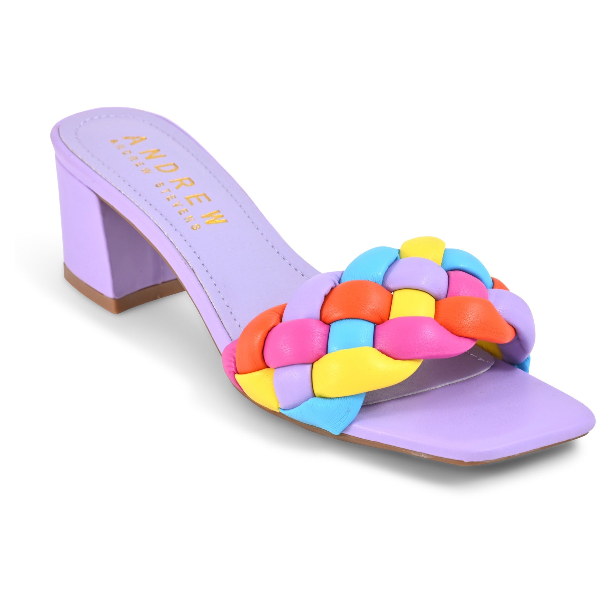 Сандалии женские Andrew by Andrew Stevens, цвет lavender multi