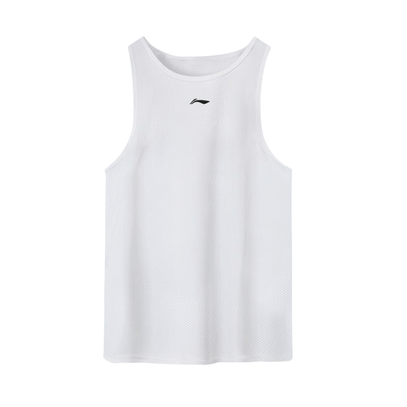 

Безрукавка спортивная повседневная с логотипом, майка без рукавов, унисекс LINING, White[Comfortable Fit/Moisture-Wicking]