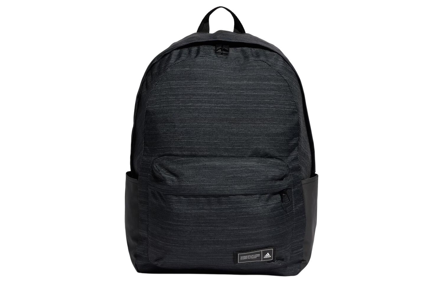 

Рюкзак из переработанного полиэстера унисекс черно-серо-белый Adidas