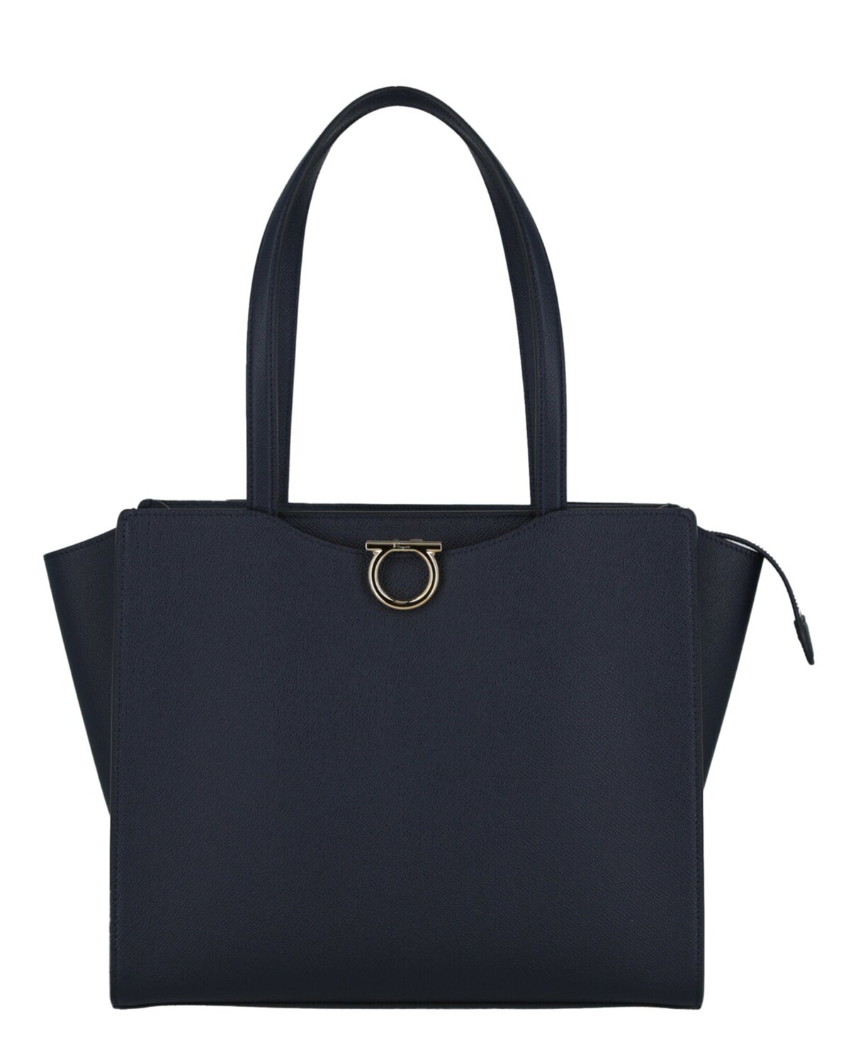 

Кожаная сумка через плечо Gemini Salvatore Ferragamo, темно-синий