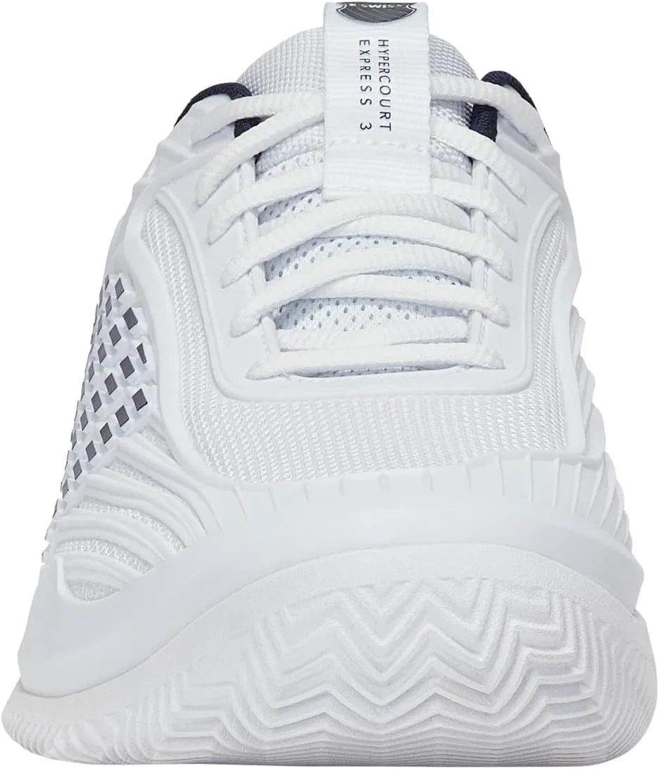 Мужские теннисные кроссовки K-Swiss Hypercourt Express 3 ClayTennis, 2-White Peacoat Silver — фото 2