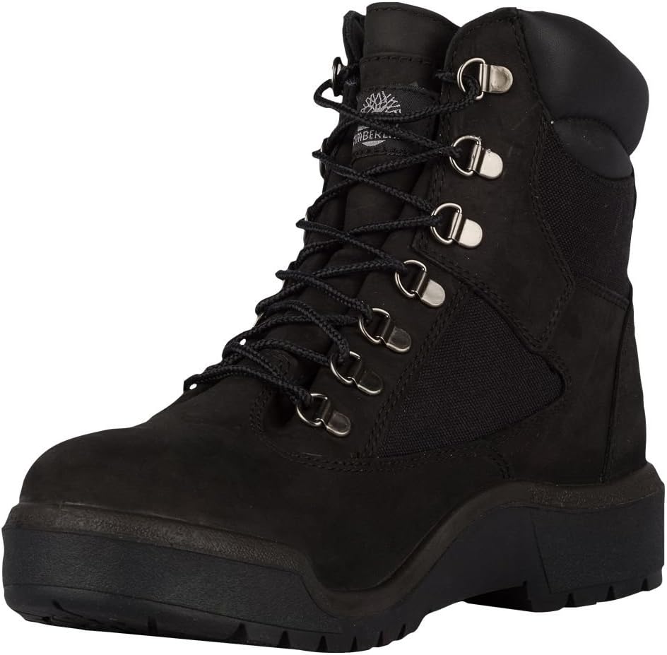 Ботинки Timberland Field Boot 6 дюймов F/L, водонепроницаемые, черные, из нубука Waterbuck, 10,5 дюйма — фото 3