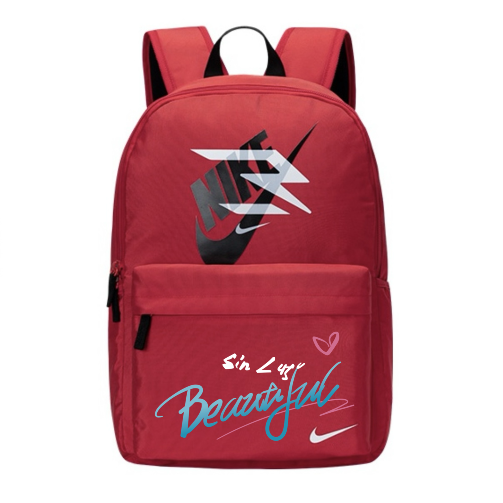 

Nike Полиэстеровый рюкзак унисекс красный, Beautiful
