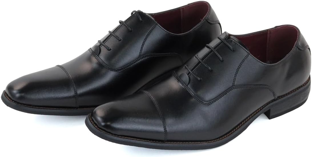 

Мужские туфли ZINC Feather/5860, деловые, шнуровка, кожа, внутренние вставки, прямой носок, черные, официальная обувь