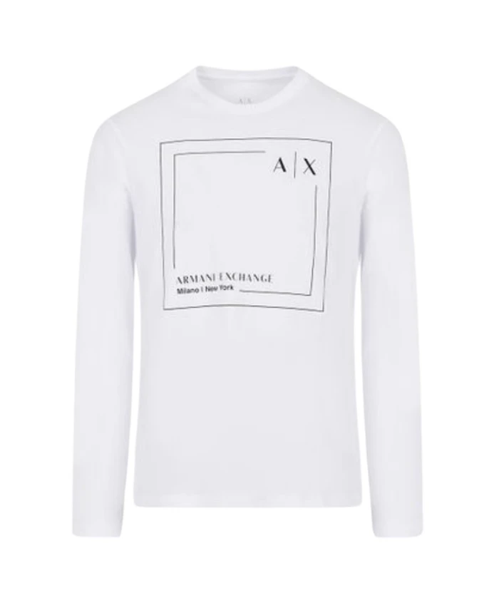 

Классическая футболка Armani Exchange, белый
