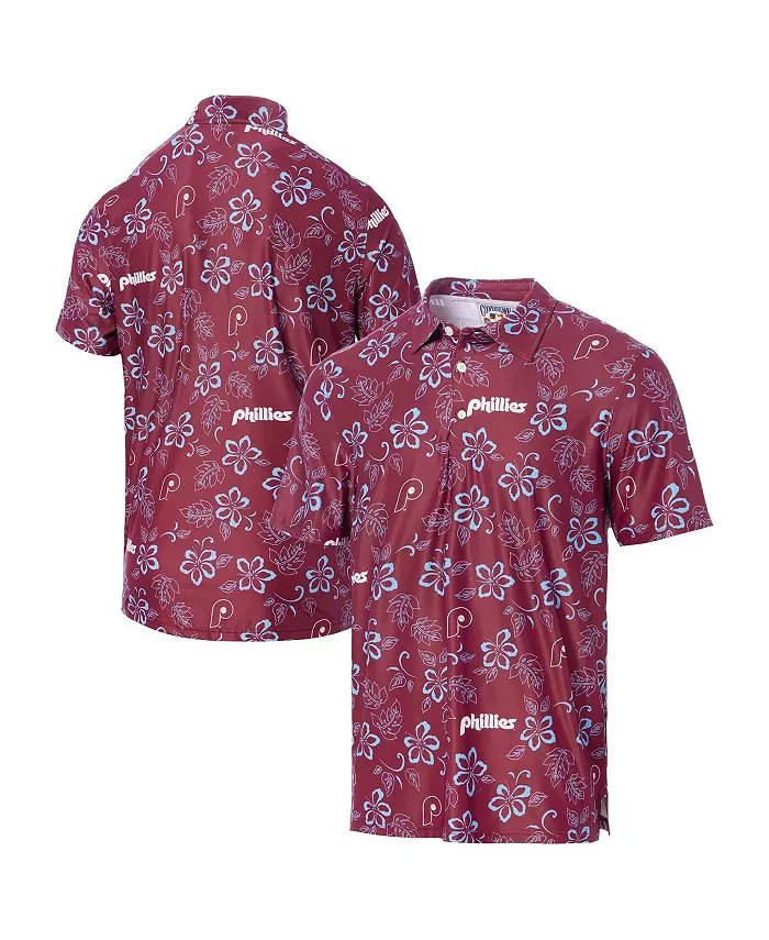 

Мужская бордовая поло Philadelphia Phillies Cooperstown Collection Performance Reyn Spooner