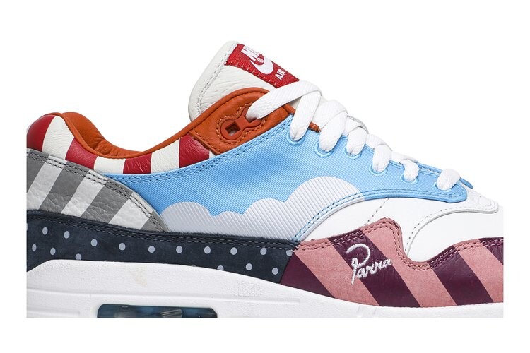 Кроссовки Nike Parra x Air Max 1 'Friends & Family', белый — фото 2