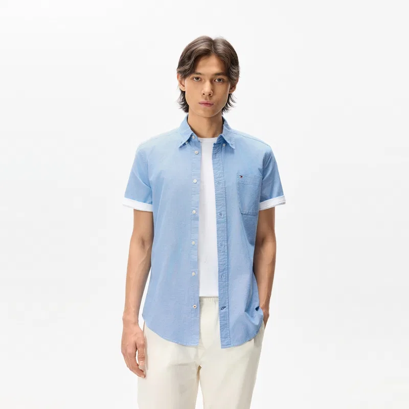Рубашка мужская Blue 400 Tommy Hilfiger — фото 3