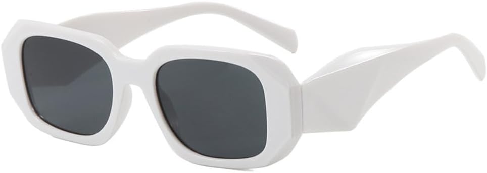 

Солнцезащитные очки в стиле ретро прямоугольной формы 2027 года для женщин и мужчин, модные маленькие солнцезащитные очки с защитой от УФ-излучения UV400, оправа C4 MTZJH, One Color