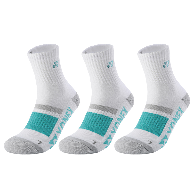 

Комплект носков Mid Calf для мужчин YONEX, белый
