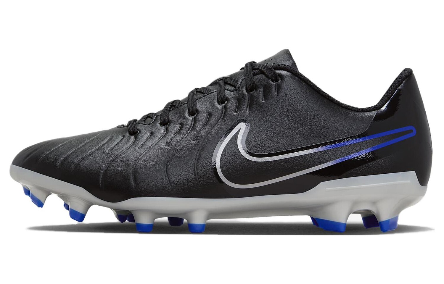 

Nike Tiempo Legend 10 Футбольные бутсы унисекс, Black And White Blue