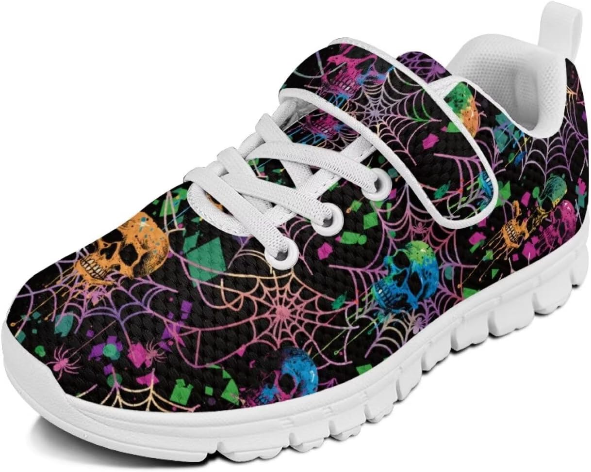 

Повседневные кроссовки для девочек Doojoayie, модные детские кроссовки для бега, удобные детские кроссовки, Skull