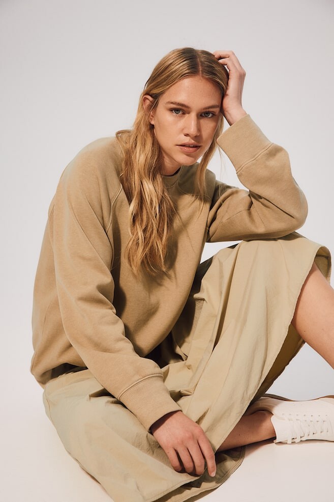 

Толстовка с рукавами реглан H&M, бежевый