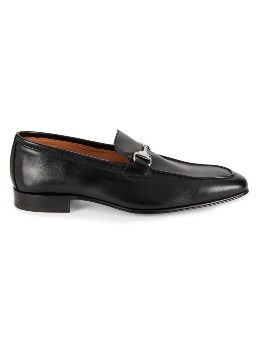 

Кожаные лоферы Bit Saks Fifth Avenue, черный
