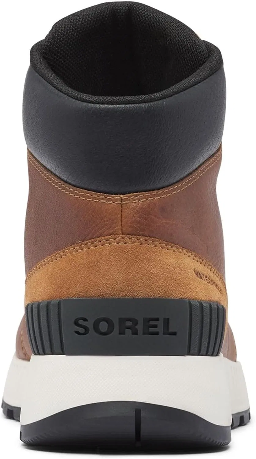 Мужские кроссовки-ботинки SOREL Mac Hill Mid LTR - водонепроницаемые замшевые ботинки для дождя и снега, Mid-Brown — фото 3