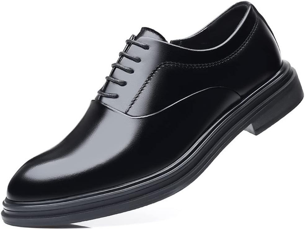 

Мужские оксфорды GOMMER с кружевами, полированная искусственная кожа PU, противоскользящие, с низким каблуком, подходят для выпускных и многих других случаев. (Цвет: коричневый, размер: 8)