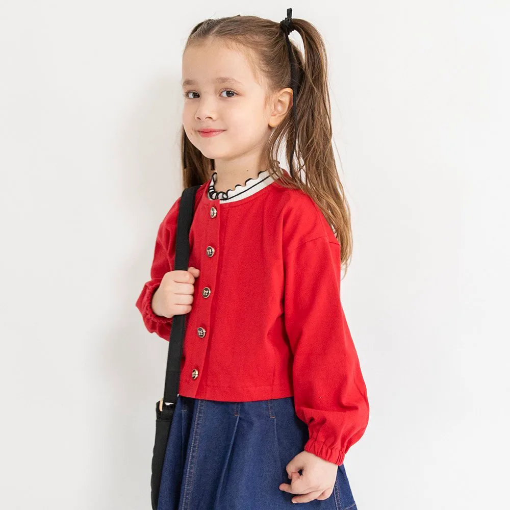 Объемный кардиган с рукавами Branshes, Red