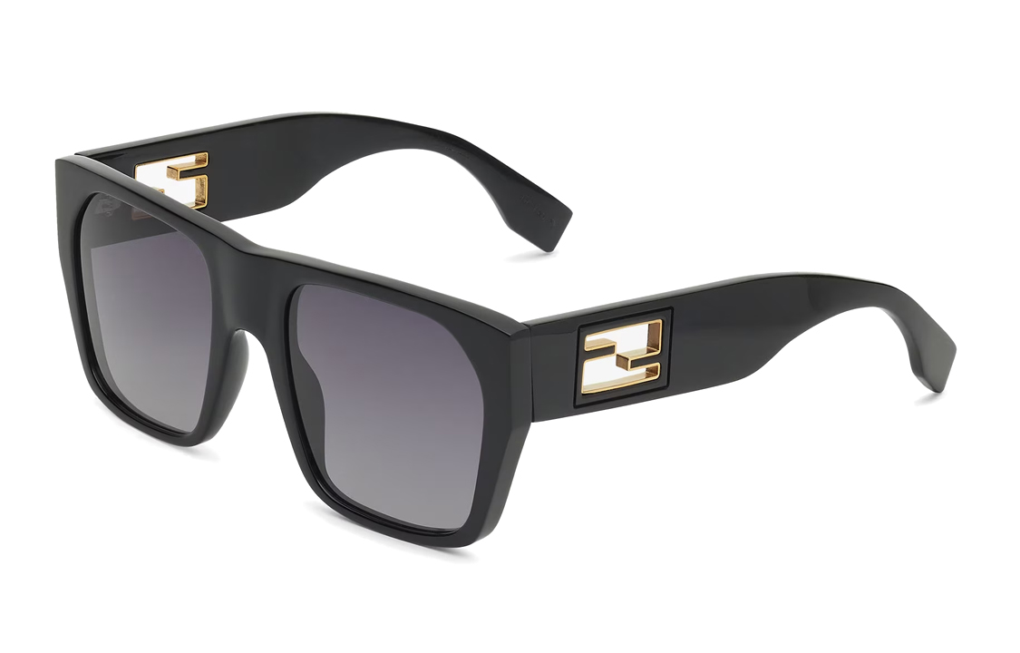 

FENDI Солнцезащитные очки-сумка-багет, Black