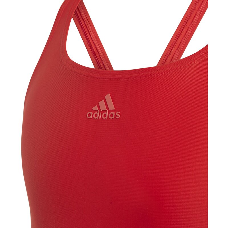 Купальник Athly v с тремя полосками Adidas, белый — фото 3