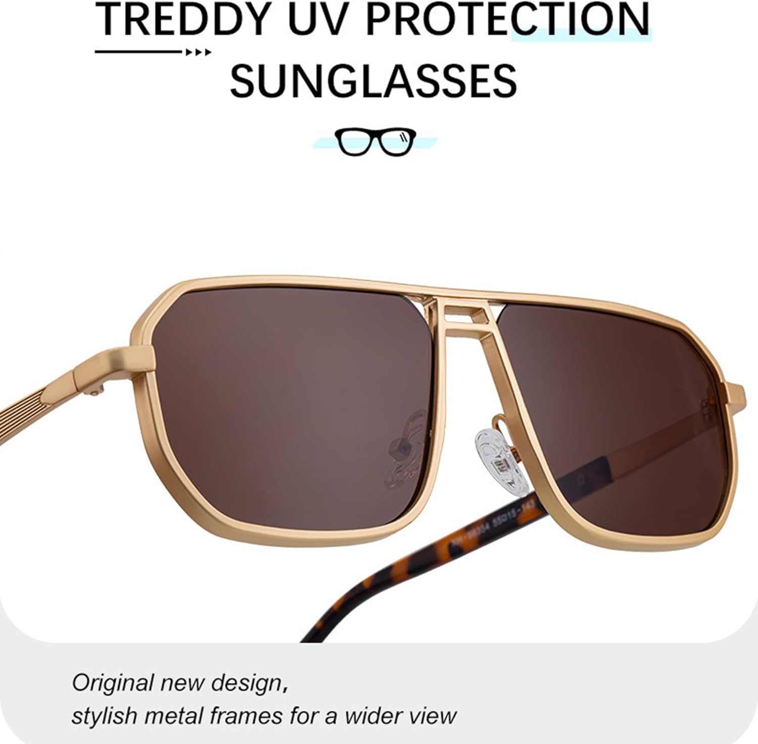 

Солнцезащитные очки Bullabulling Retro Gold Pilot для женщин и мужчин, модель 2025, металлические, увеличенного размера, квадратные, в стиле 70-х, с защитой от УФ-излучения UV400, C6