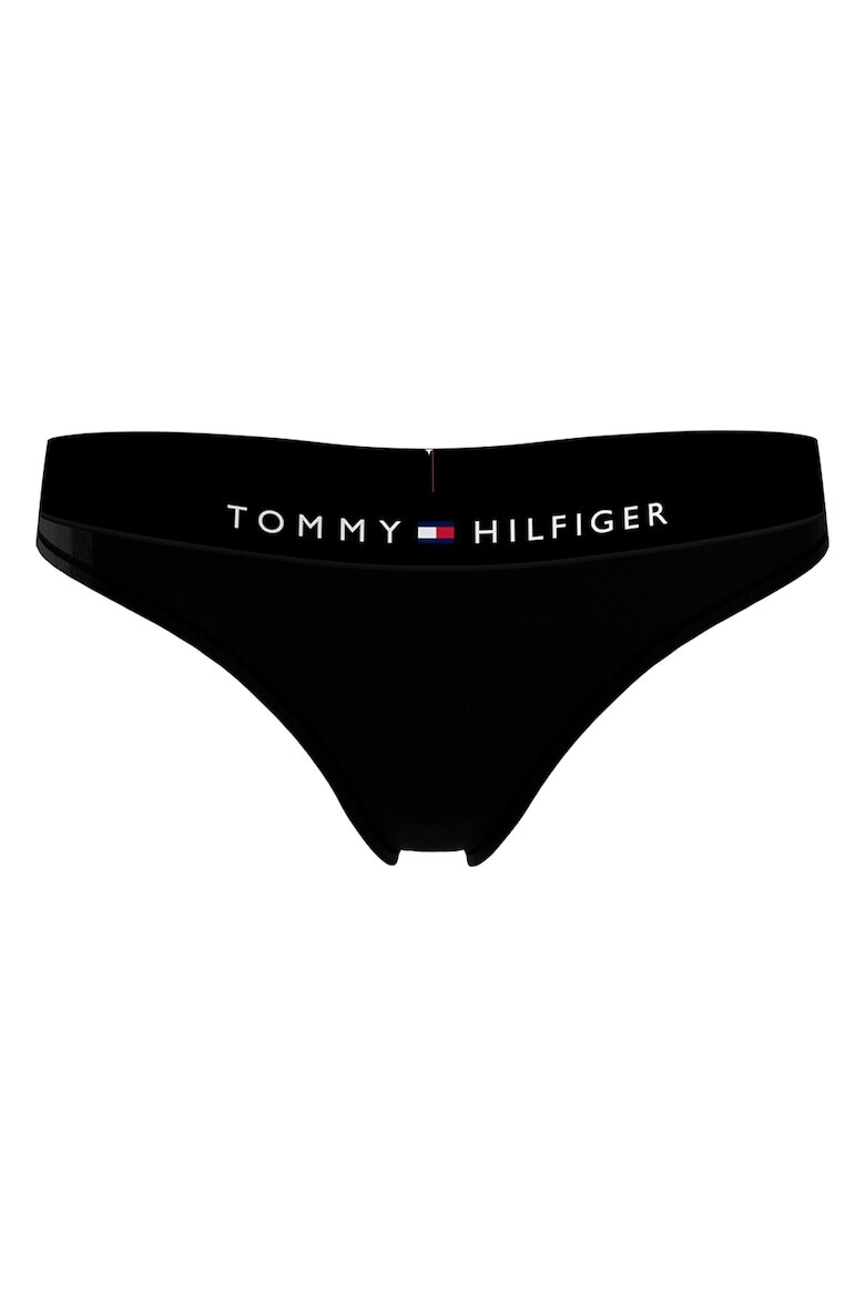 

Стринги с логотипом на талии Tommy Hilfiger, черный