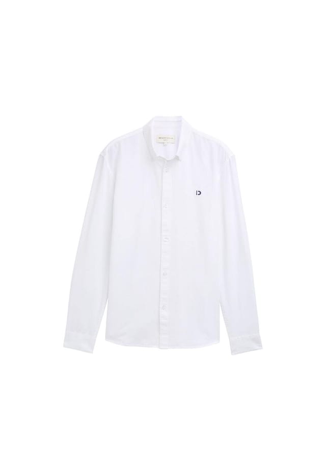 

Рубашка с длинными рукавами Denim Tom Tailor, белый