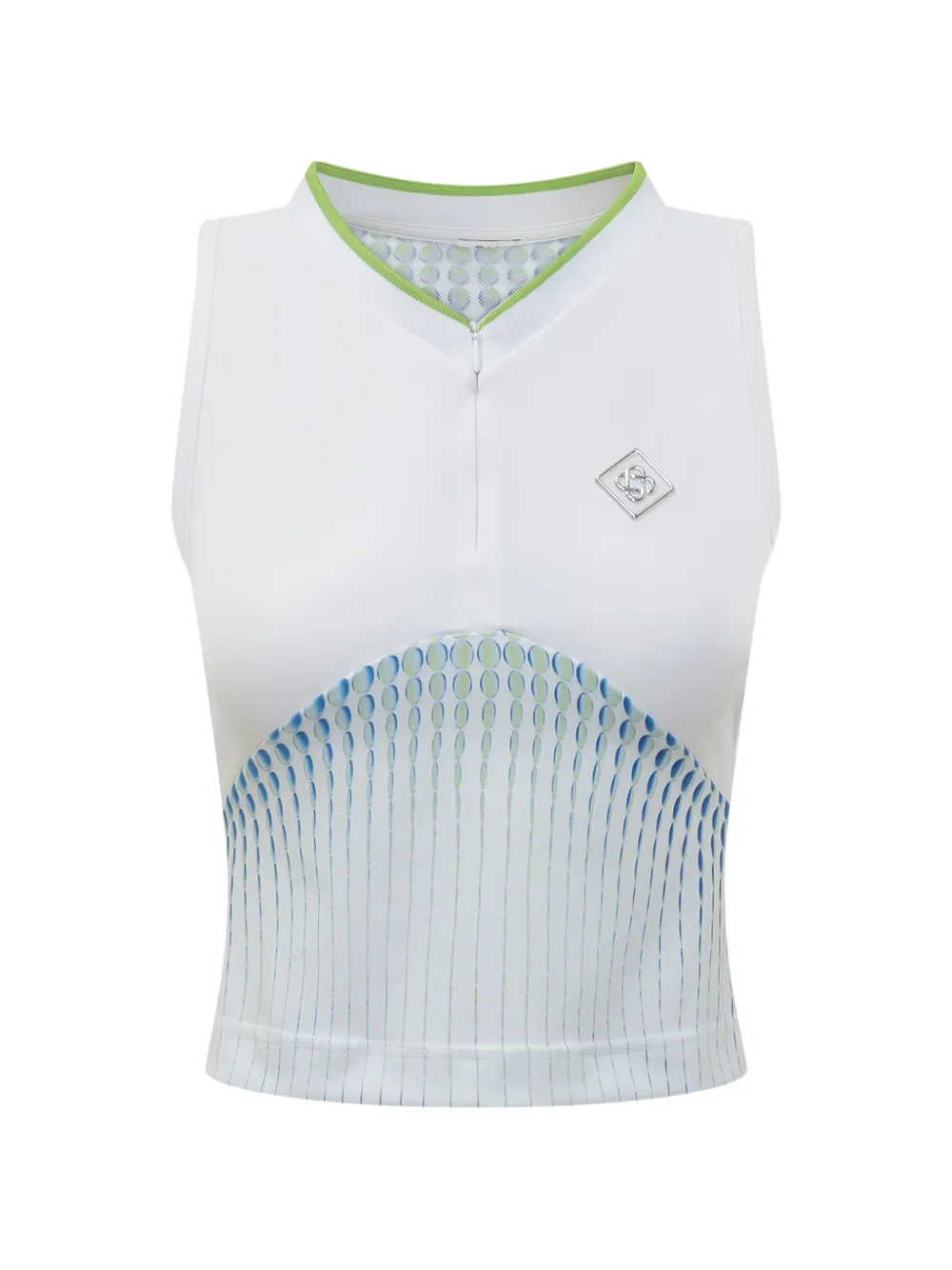 

Топ на молнии до половины CASABLANCA, белый