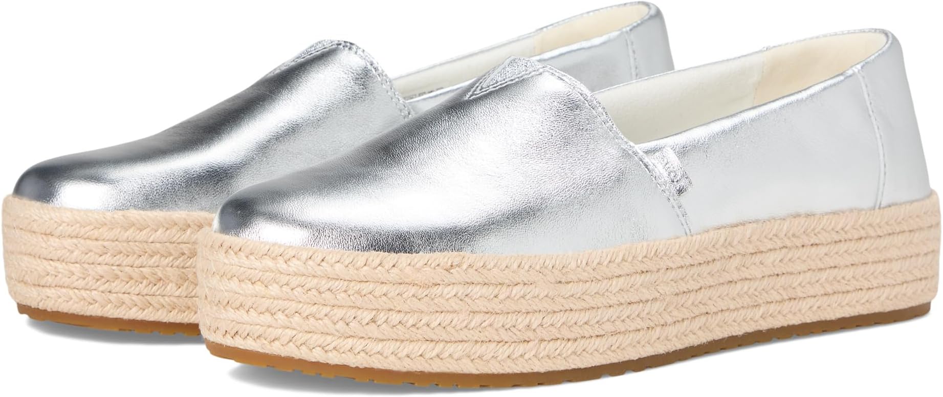 Лоферы TOMS Valencia, цвет Silver Metallic