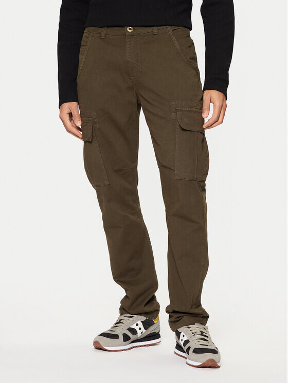 

Тканевые брюки стандартного кроя Alpha Industries, зеленый