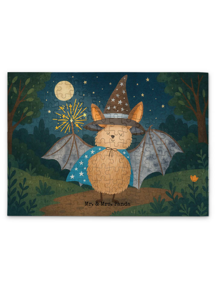 

Mr. & Mrs. Panda Дизайн головоломки «Летучая мышь-волшебник» без надписей белым цветом