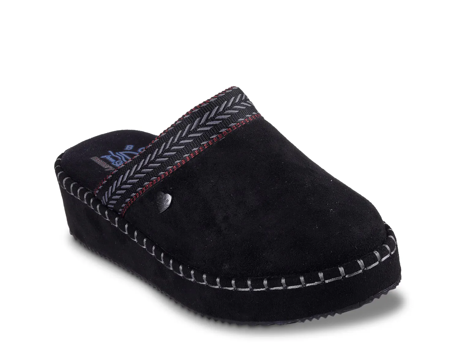 Сабо Cozy Rise Rosey Wedge Clog Skechers, черный