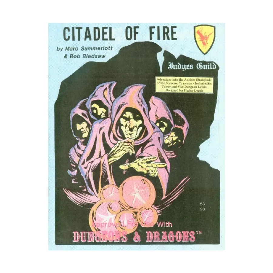 

Citadel of Fire (2015 Reprint), Judges Guild (Goodman Games) (AD&D), мягкая обложка