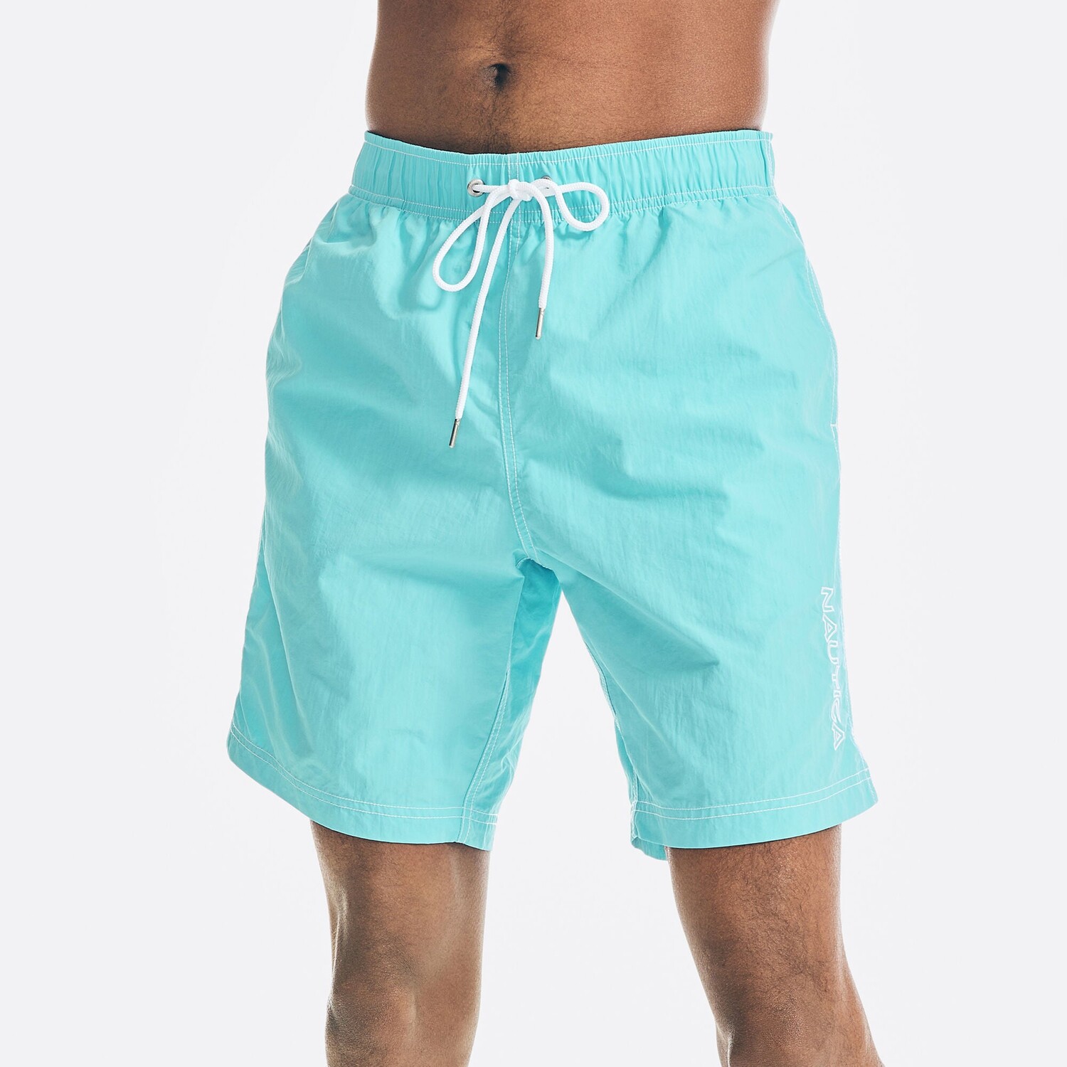 

Мужские быстросохнущие плавки Nautica 8 дюймов, цвет Mirage Blue