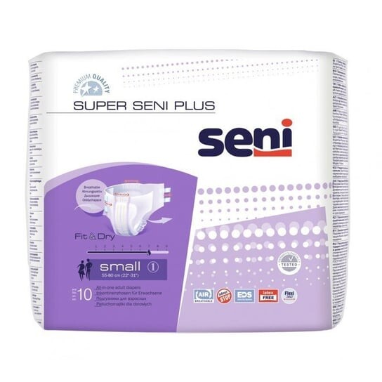 

Подгузники для взрослых Super Seni Plus на липучке, 10 шт., S